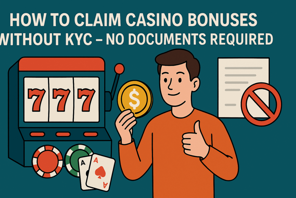 How to Claim Casino Bonuses Without KYC – No Documents Required