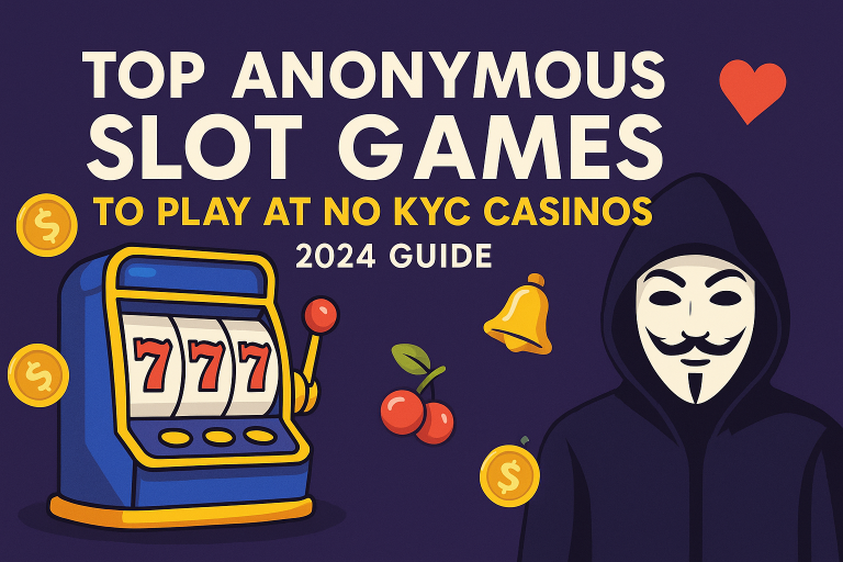 Top Anonymous Slot Games to Play at No KYC Casinos
